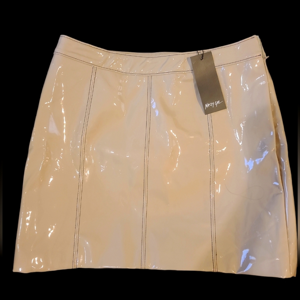 Nastygal vinyl skirt